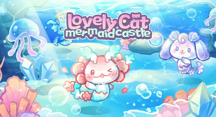 Lovely Cat Mermaid Castle android App screenshot 0